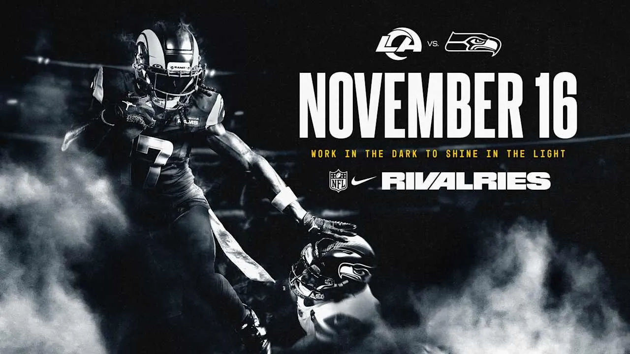 NFL dan Nike Luncurkan Program 'Persaingan' untuk Merayakan Pertandingan Divisi; Rams Akan Debut Seragam Baru di Pertandingan Kandang Melawan Seattle Seahawks pada 16 November