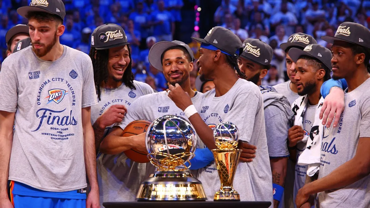 Thunder -750 Favorit di Final NBA atas Pacers